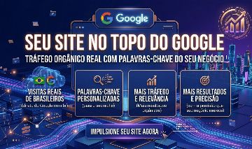TRÁFEGO BRASILEIRO DO GOOGLE NO SEU SITE PALAVRAS-CHAVE PERSONALIZADA SEO REAL