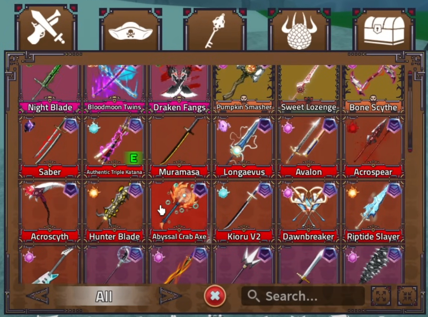 SK STORE | KING LEGACY [ MENORES PREÇOS ] ESPADAS E ACESSORIOS!
