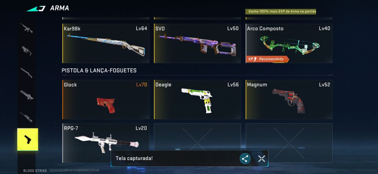 Conta de Bloodstrike. lv50 com skins eternas e ultras