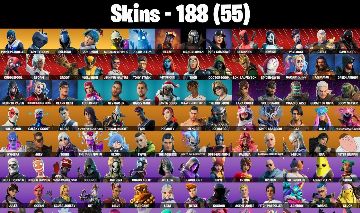 CONTA FORTNITE COM 188 SKINS HARRY KANE/LARA CROFT/SOLID SNAKE/ALLI/JUN-HWAN