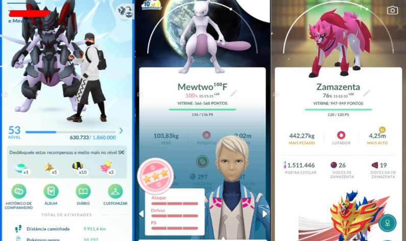 CONTA POKEMON GO LEVEL 53 | 30 LENDARIO | 202 BRILHANTE | CELEBI SHINY