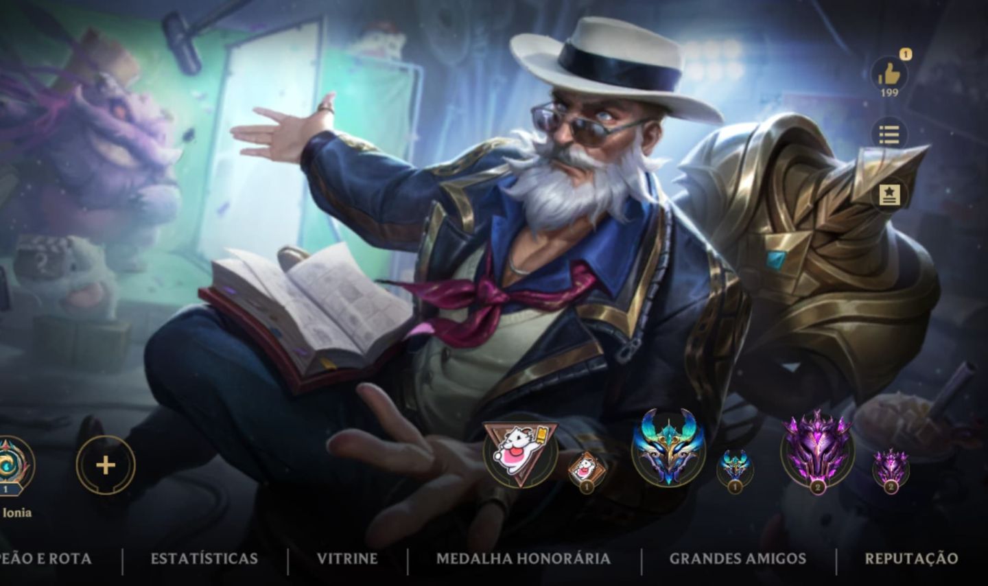 Conta wild Rift atualmente mestre