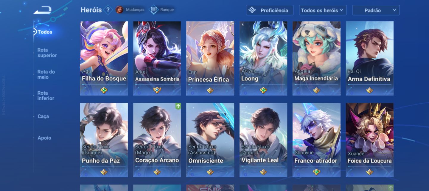 CONTA HONOR OF KINGS 156 SKINS+ 113 HERÓIS | 3x GM (T7/T8/T9)