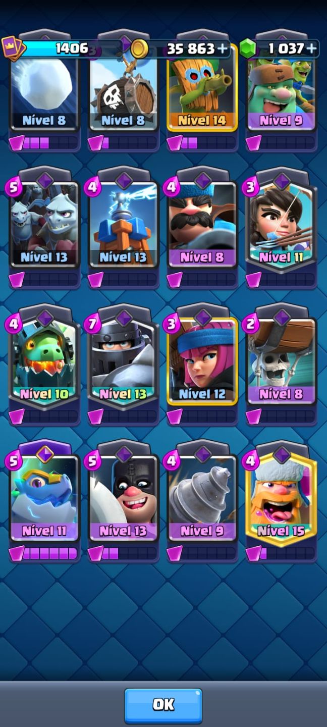Conta Clash Royale