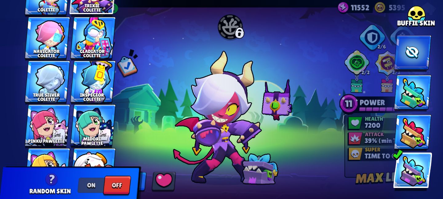CONTA BRAWL STARS ANTIGA 31K TROFEUS SKINS RARAS! colette Trixie e muito mais!