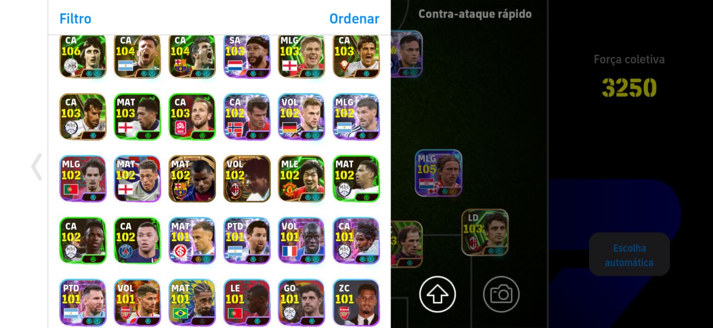 Conta Efootball Profissional 3250+