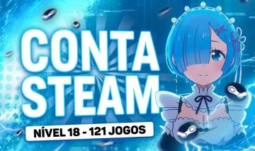 Conta Steam com mais de 121 jogos (ÚNICO DONO)