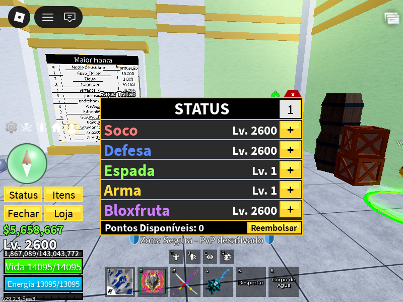 CONTA BLOX FRUITS COM DRAGON PERM E 2X MONEY E COM MUITO ROBUX GASTOS