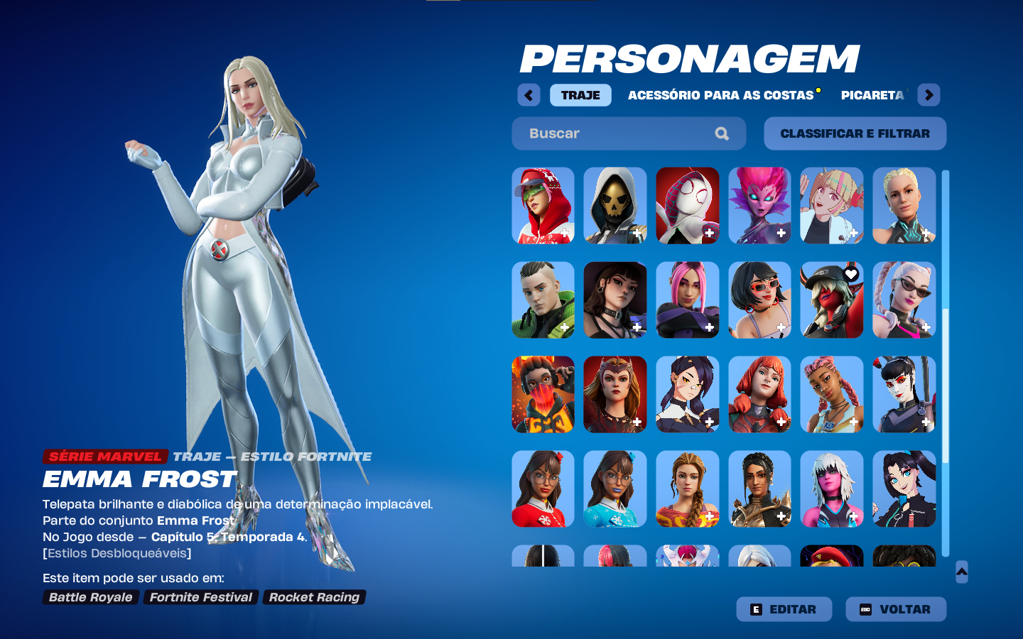 Conta Epic Games com varios jogos