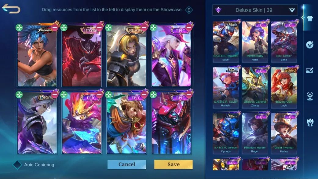 CONTA MAIN JUNGLE COM MUITAS SKINS