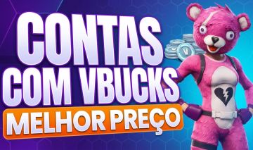 CONTAS de FORTNITE com Vbucks e Skins Barato Fortnite !