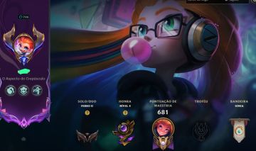 Conta LoL Nvl 706 | 494 Skins | 18 Míticas/Prestígio | 4 Ultimates Lux/Seraphine