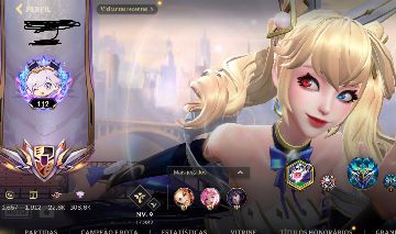 Conta wild rift feminina lvl 112