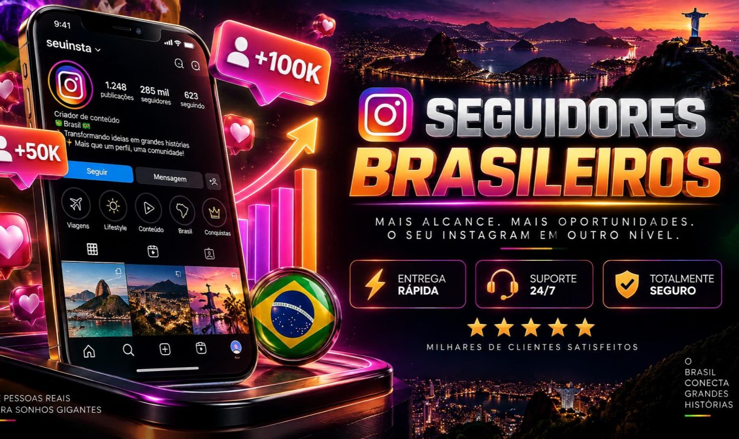 [MAIS BARATO] SEGUIDORES INSTAGRAM - CURTIDAS E VIEWS