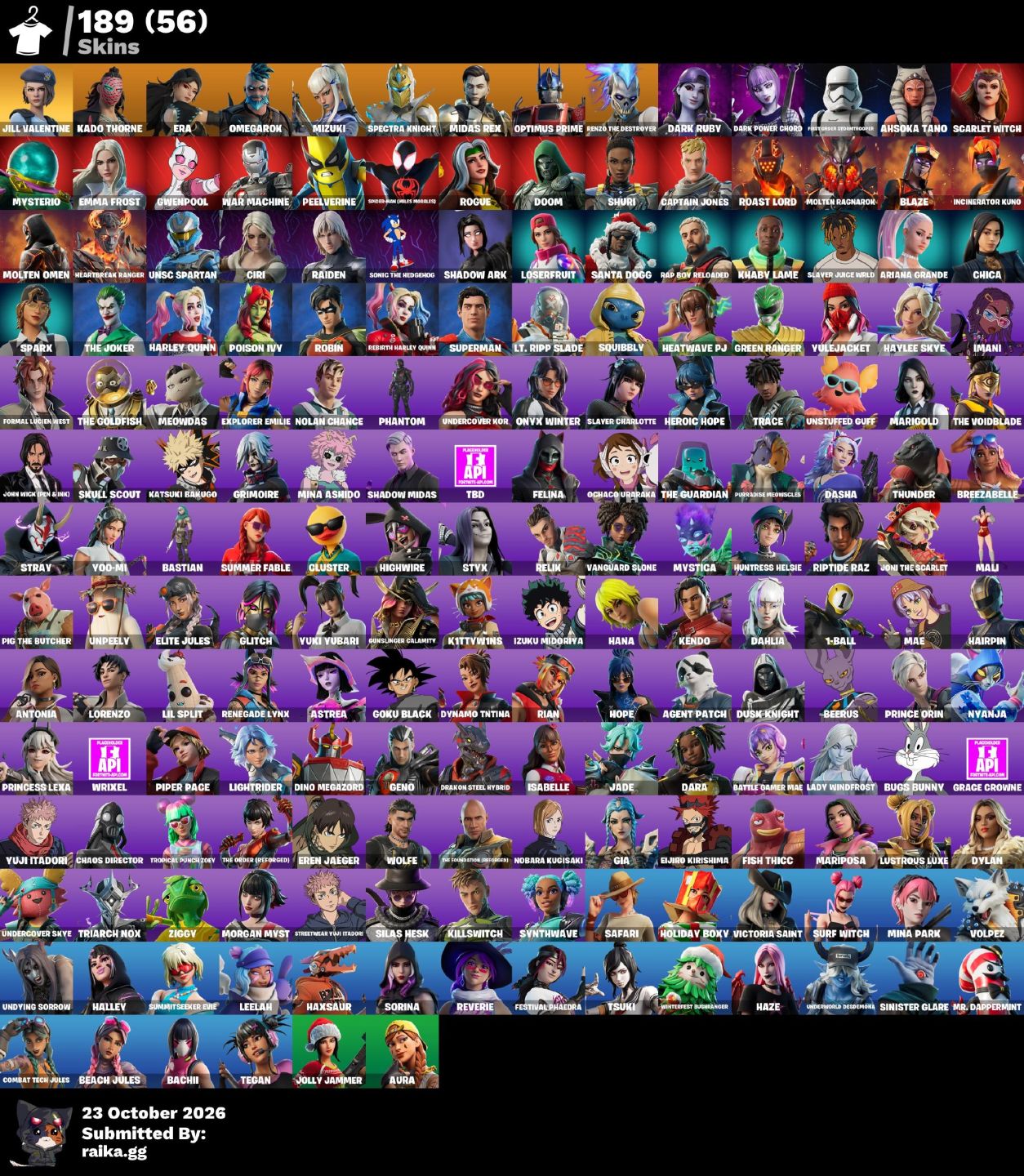 CONTA FORNITE COM MUITA VARIEDADE DE ITENS + JOGOS NA EPIC.
