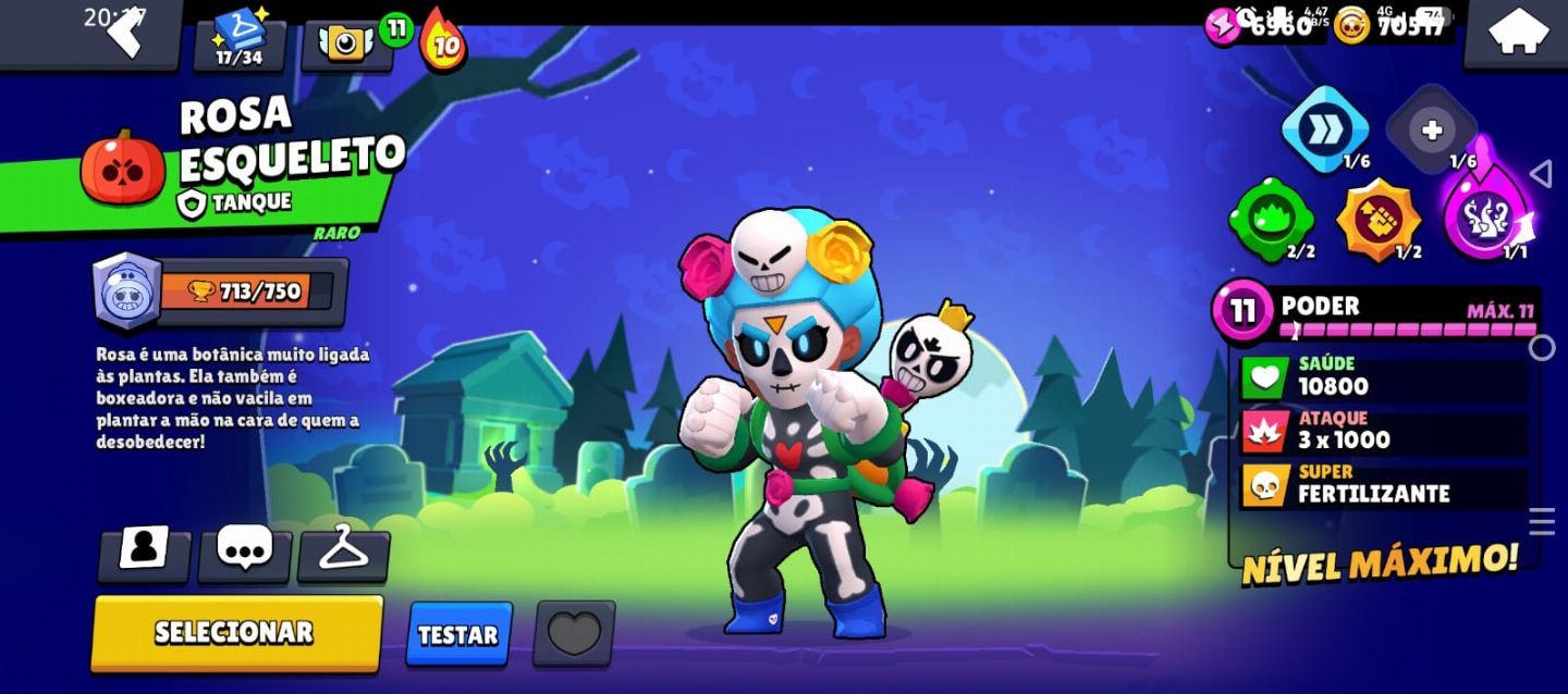 Combo 2 contas Brawl stars e clash royale