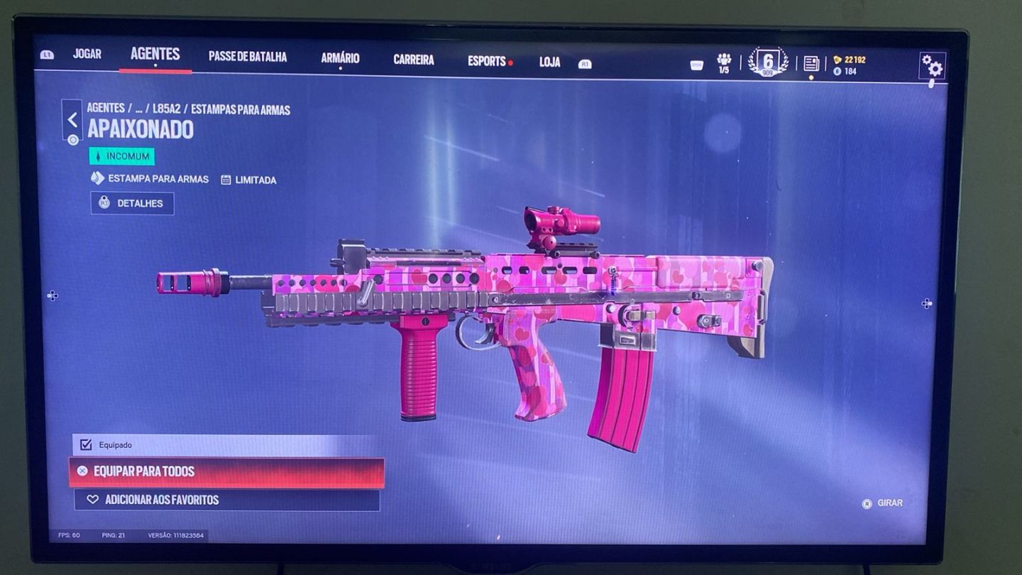 Conta Super RARA de R6