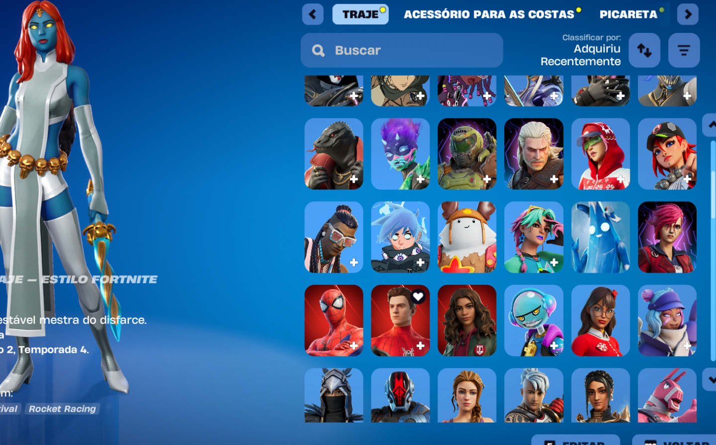 Conta Epic Games (Fortnite+RL+Jogos Epic)