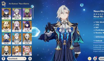 GENSHIN FurinaC1, ArlecchinoC1, Neuvillet+bis, Citlali, Xilonem+bis, Varesa e+
