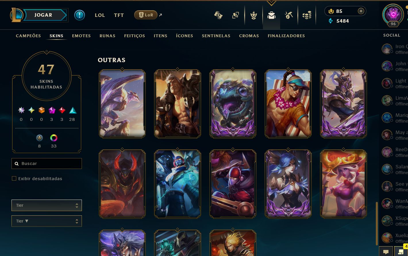 CONTA EX MASTER MMR BUFF (SMURF)