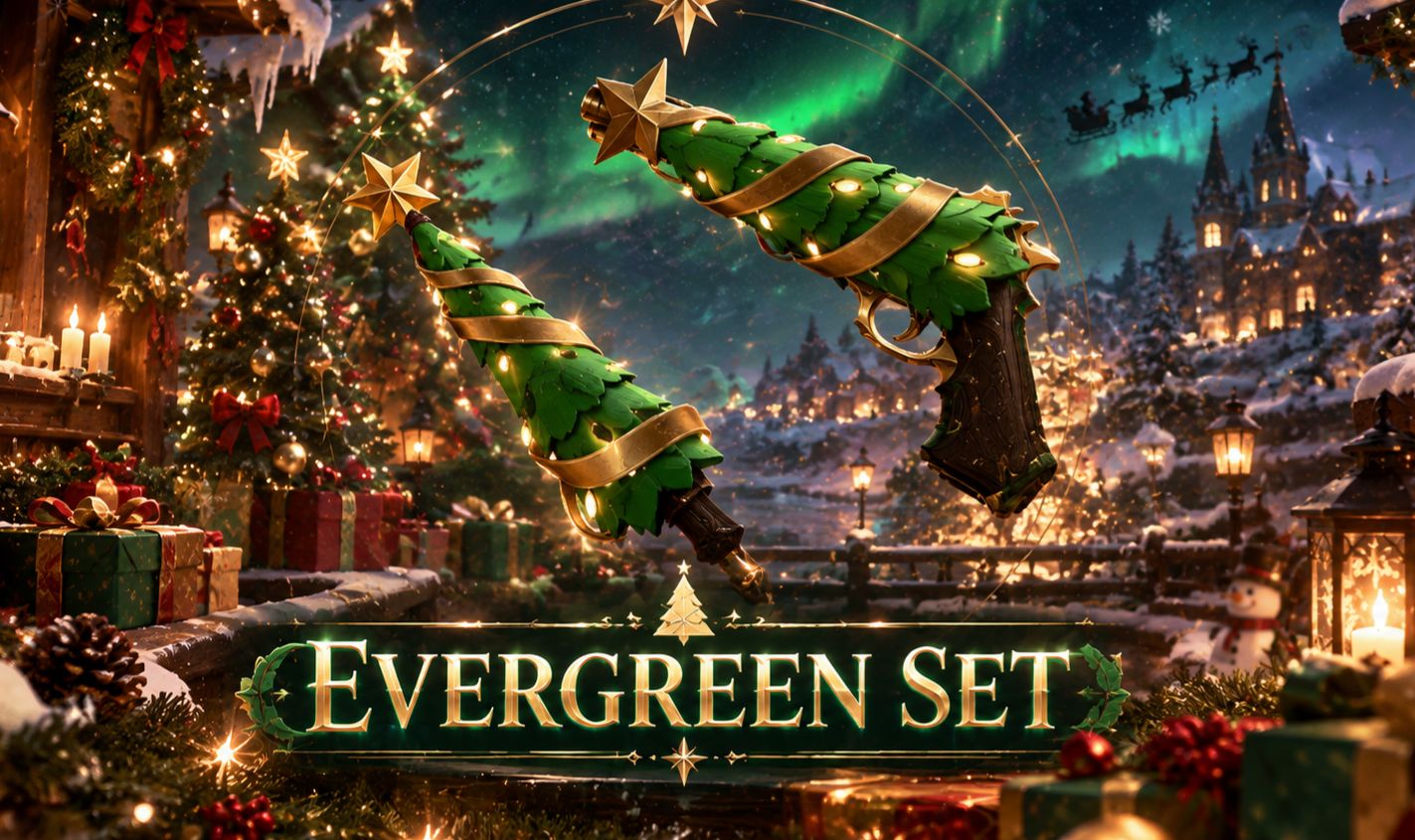 EVER SET | CONJUNTO EVERGREEN | ITENS | GODLY | MM2 | MURDER MYSTERY 2 | MISTERY