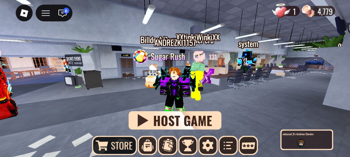 Conta Roblox com 2 frutas permanentes | 99 noites e upada em vários jogos