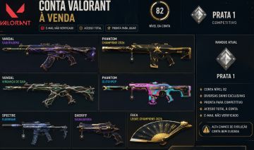 Conta de valorant com skins top + Pacote Champions 2026