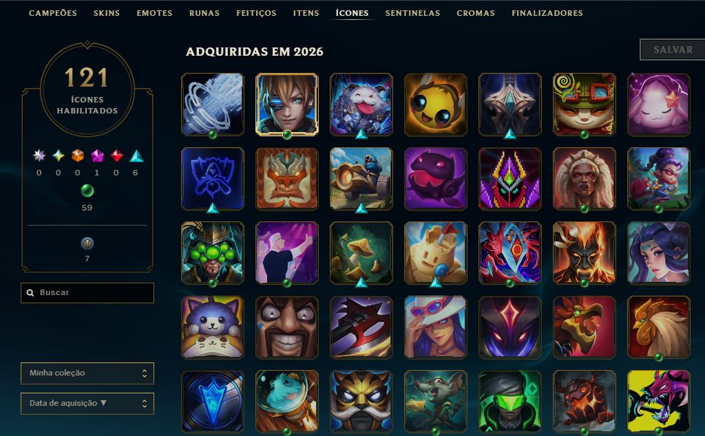 CONTA ESMERALDA 4 - FULL SKIN - EZ PULLSIFIRE ENTRE OUTRAS SKINS