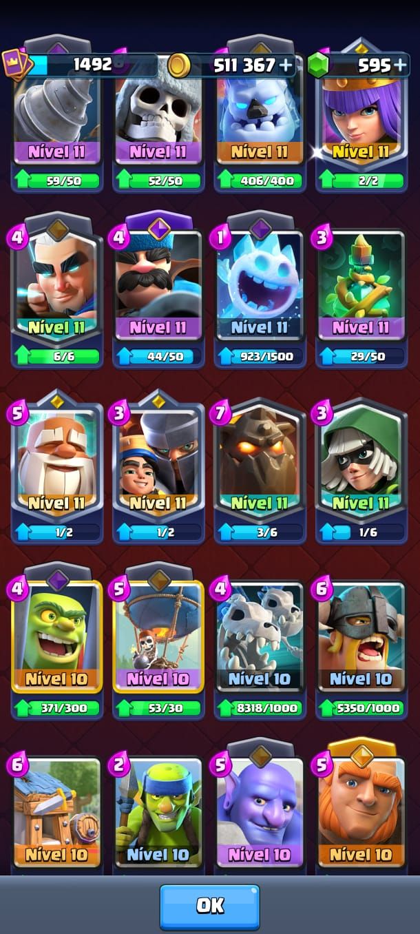 Clash Royale 8 Anos | Conta Endgame | 16 Evoluções | Rei 15 | Arena 26