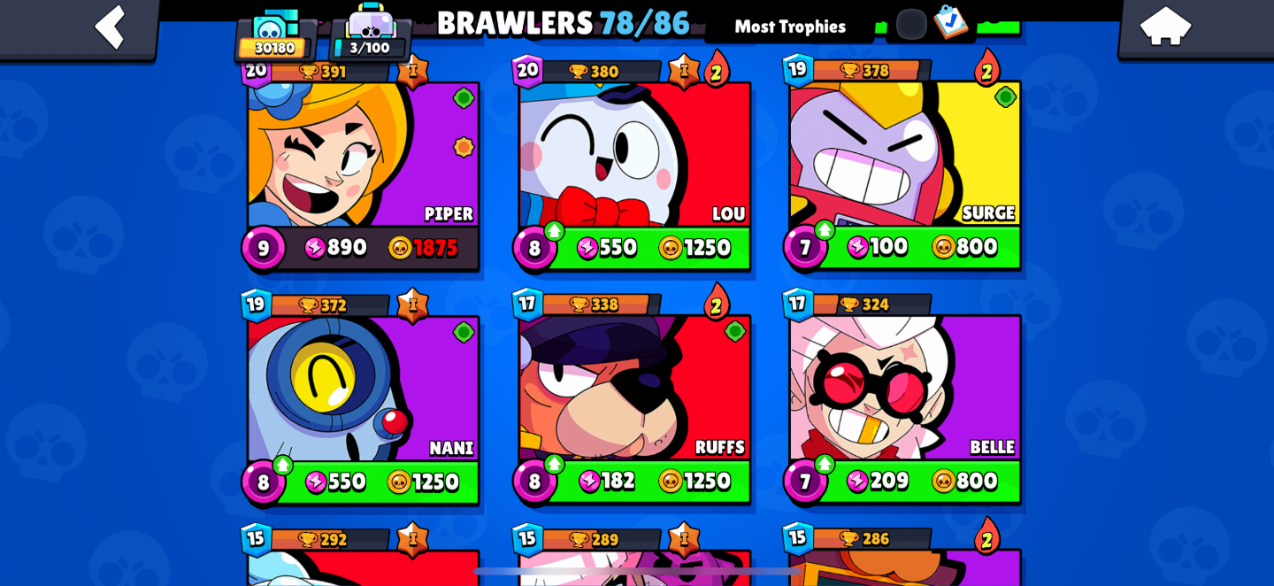 Conta de brawl stars BOA