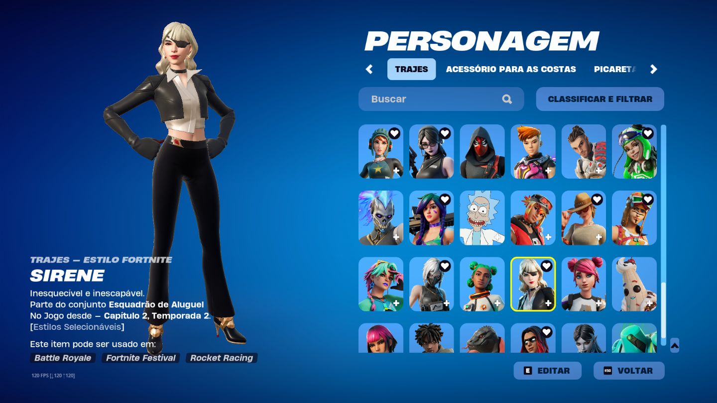CONTA FORTNITE RARA TRYHARD - PICARETA KRATUS