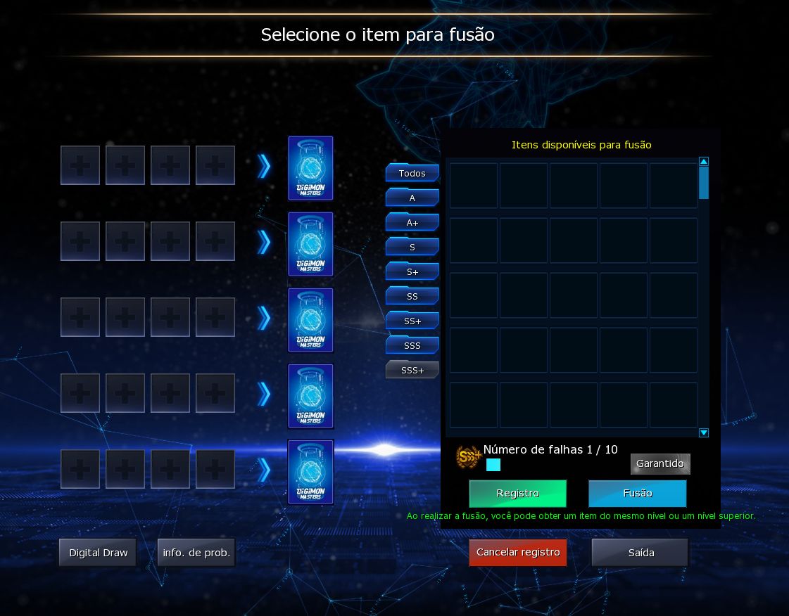 Conta MID/END LADMO com Apollomon - Server Omegamon