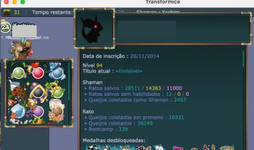 Conta Transformice 16k