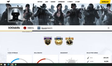 CONTA CROSSFIRE COM 56VIPS E ARMAS RARAS