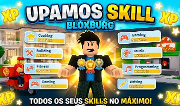 Skills do Bloxburg Upadas na Sua Conta