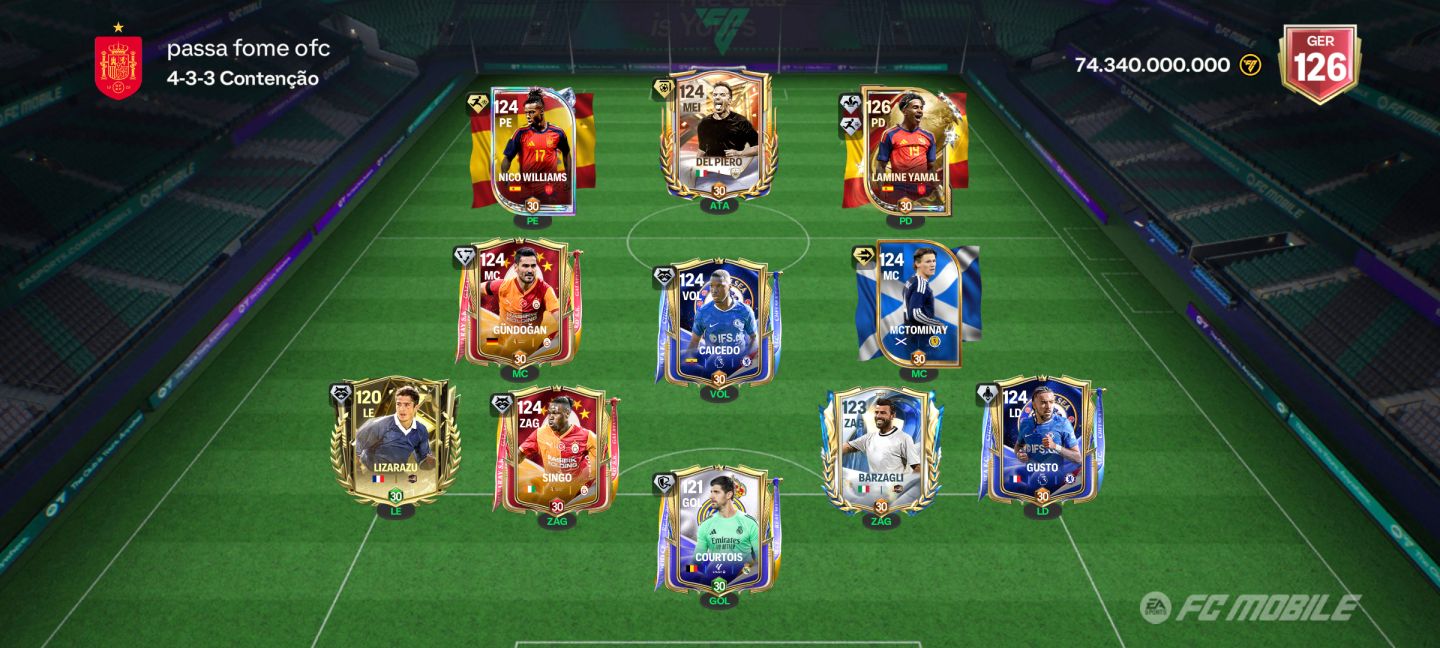 Conta elite top global 126