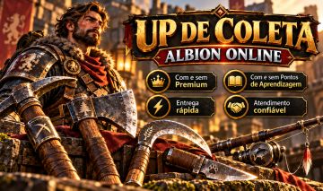 SERVIÇO DE UP DE COLETA | T4 T8 | ALBION ONLINE