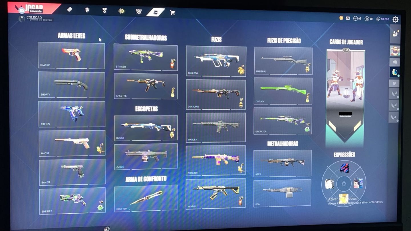 CONTA LOL 544 SKINS + VALORANT | LV 844 | BR