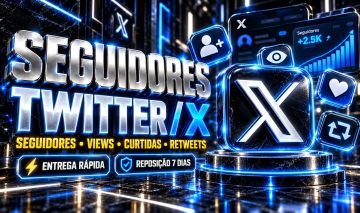 Seguidores Twitter X Views Curtidas Retweets Envio Rápido