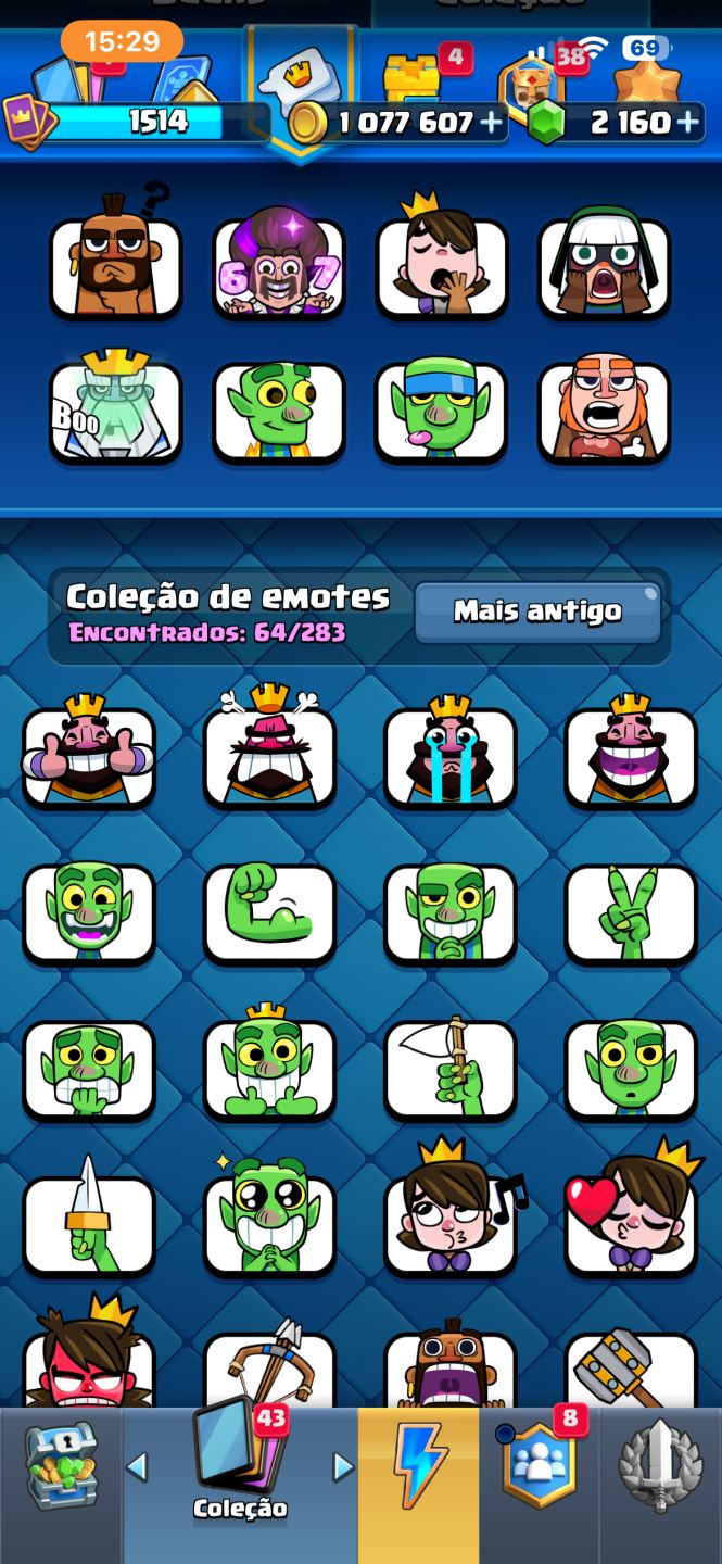 CONTA CLASH ROYALE