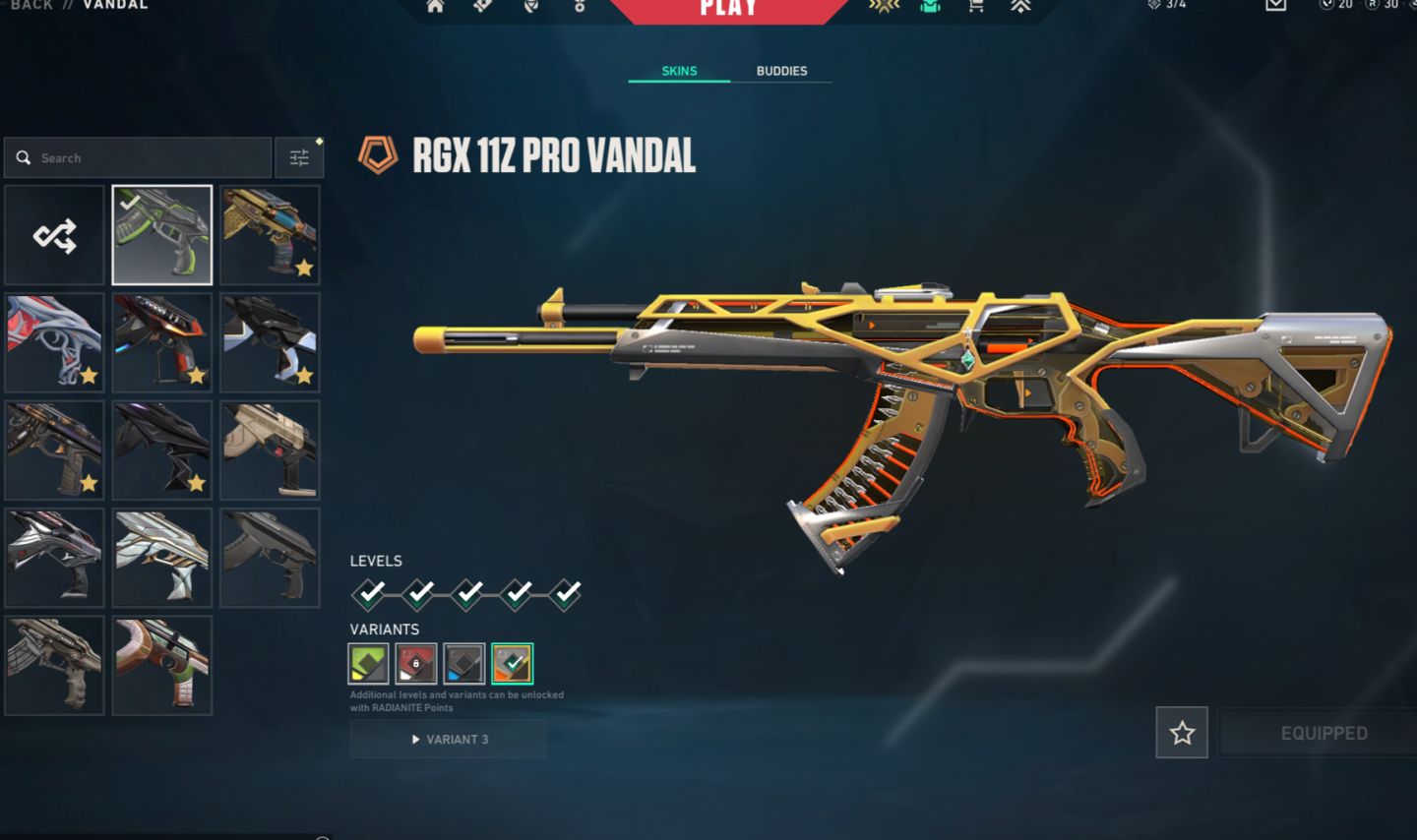 CONTA VALORANT ASCENDENTE 1, PEEK ASC3 7VANDAIS R$1.900 GASTO
