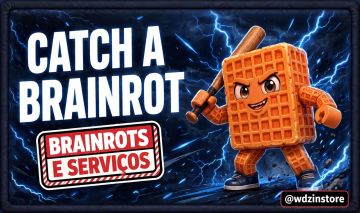 [Promoção] Pegue um Brainrot - Up Conta e Itens Catch a Brainrot