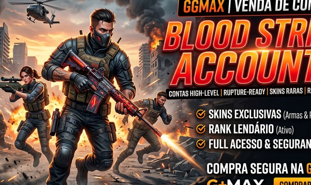 CONTA BLOOD STRIKE!!! RANQUE LENDA E DIVERSAS SKINS