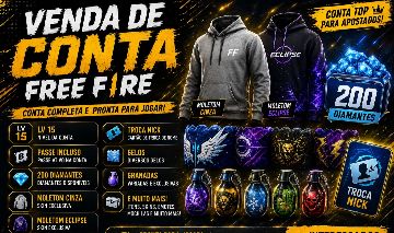 CONTA DE FREE FIRE | BASICA FULL ACESSO + SUPORTE