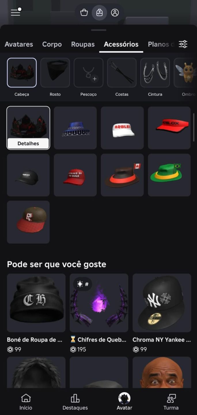 CONTA ROBLOX, COM GAMEPASS JUSTO KAISER