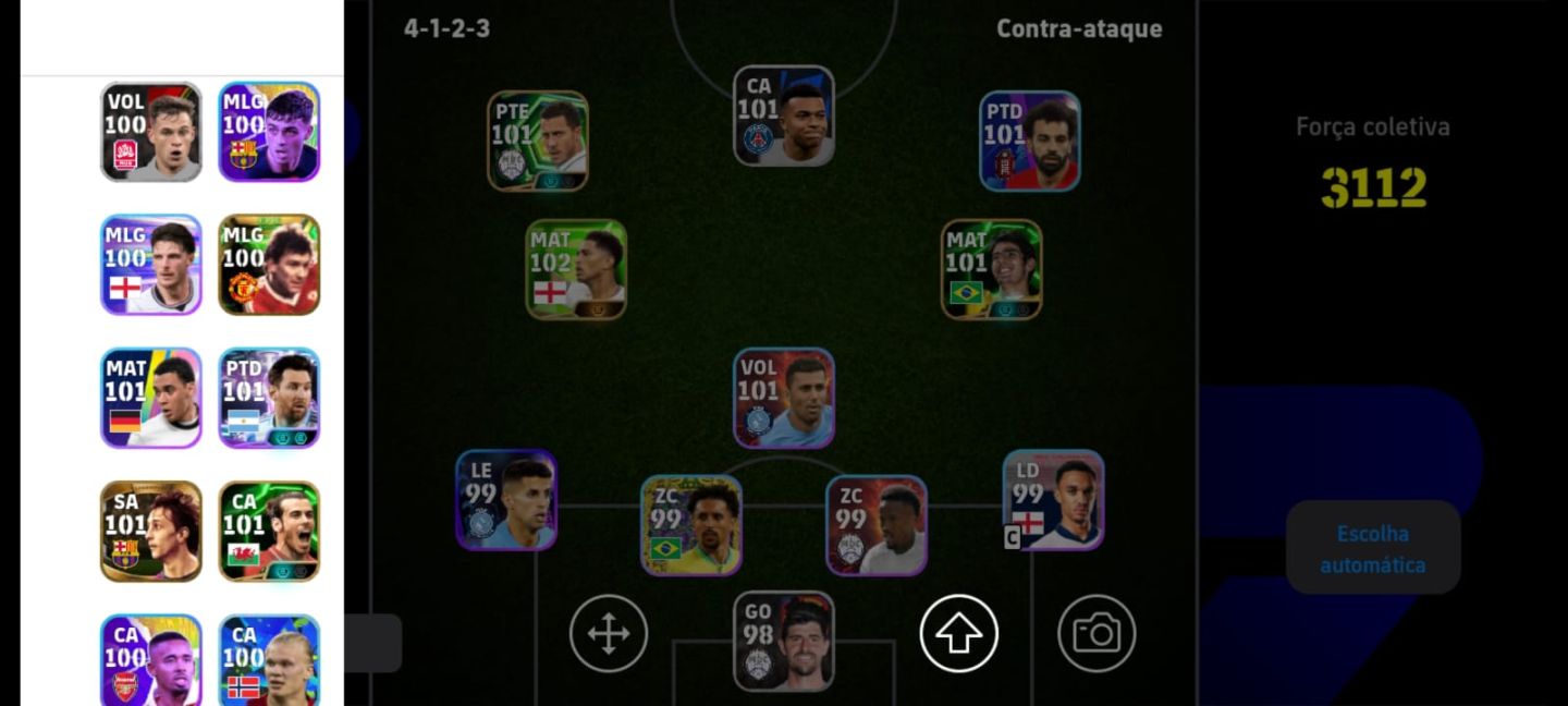 CONTA EFOOTBALL COM DIVERSOS JOGADORES RAROS