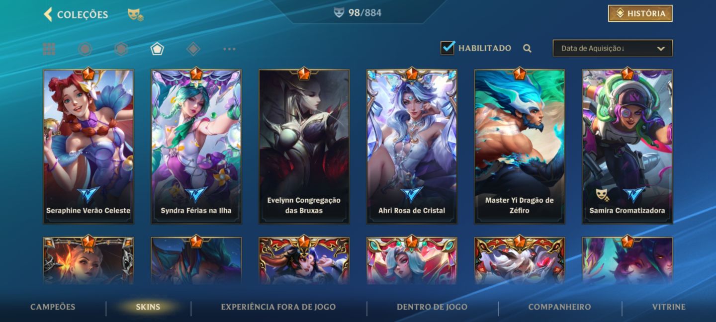 Conta Wild Rift | 98 skins