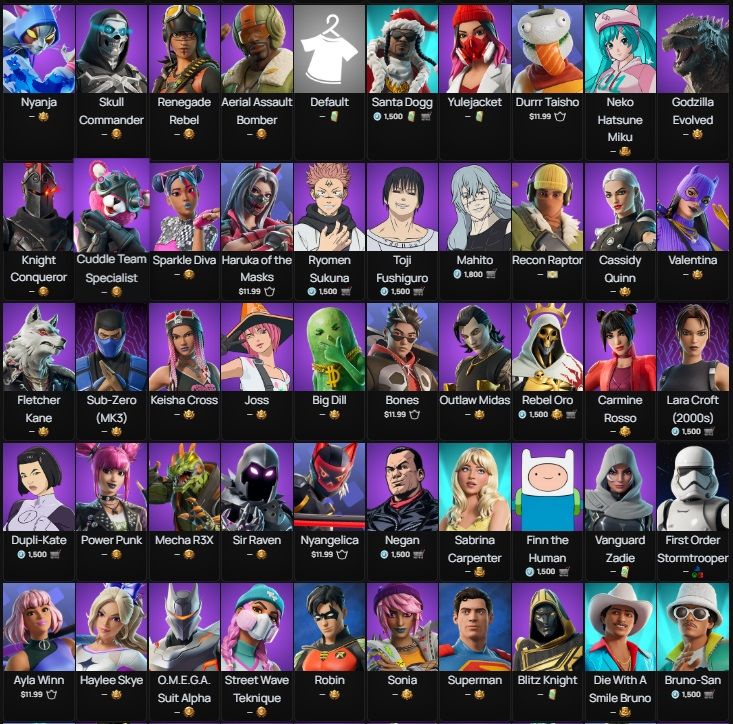 CONTA OG FORTNITE | CAVALEIRO NEGRO + PICARETA AC/DC + GUARDA-CHUVA MAKRO