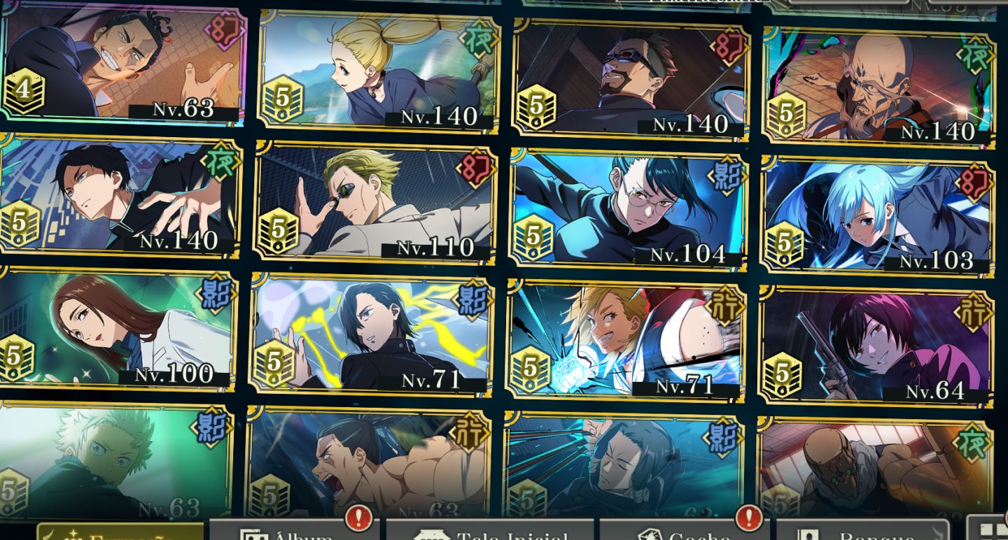 CONTA ENDGAME JUJUTSU PHANTOM PARADE SERVIDOR TW HK