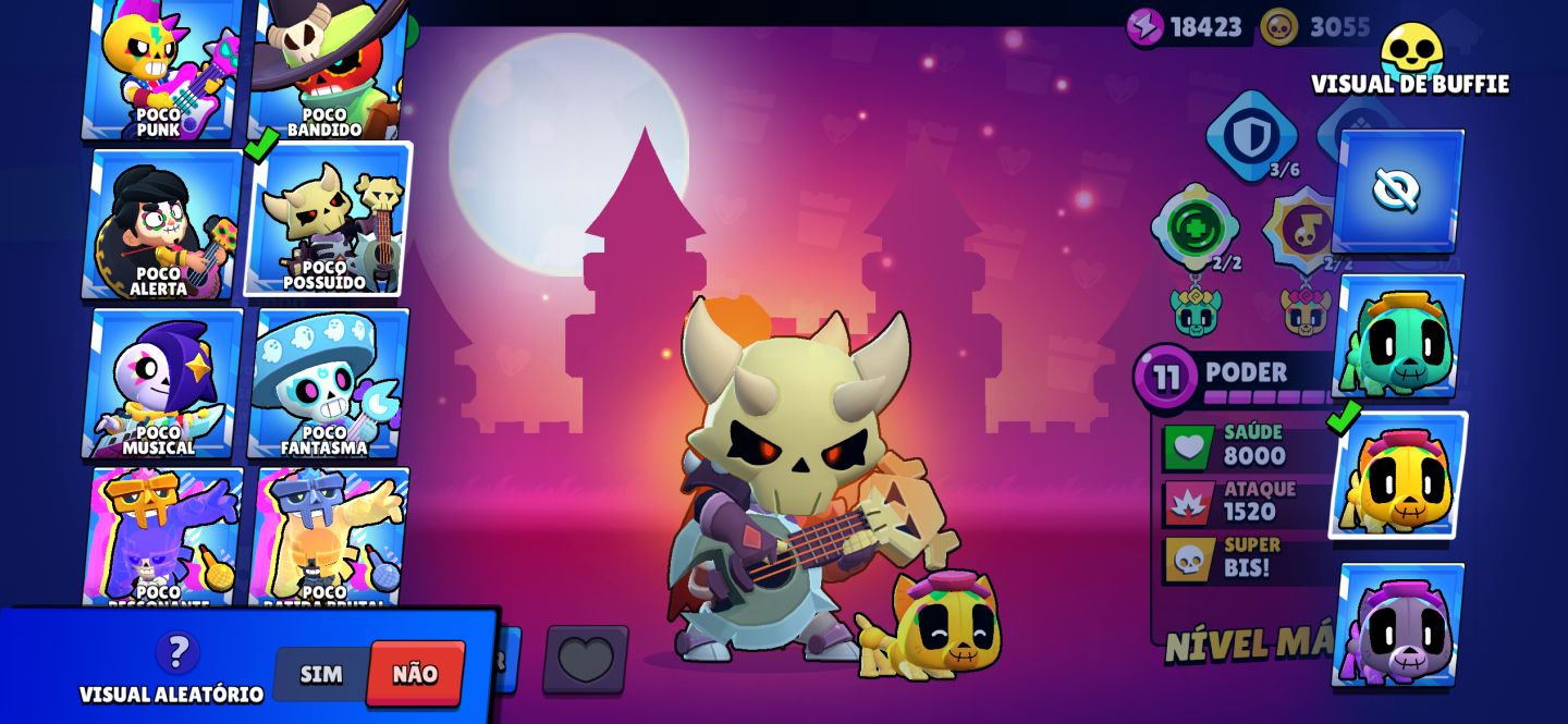Conta rara brawl stars + conta de clash royale upada